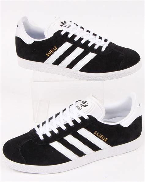 adidas gazelle black and white cheap